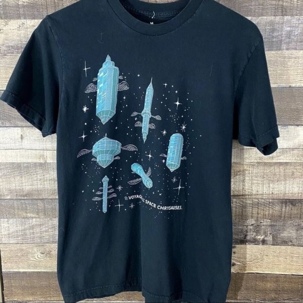 Threadless Mens Graphic T-Shirt "The Voyage Of The Space‎ Chrysalises" Fenwick